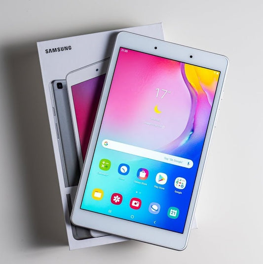 Samsung Galaxy Tab A (2019) 8’ Inch Tablet | Top Rated | 2GB RAM | 32GB ROM | 5100mAh Battery | best for kids & adults | with box & original charger + cable