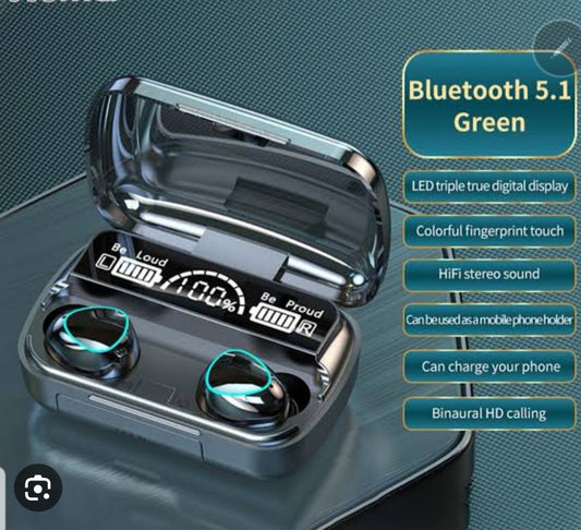 Branded M10 Buds Wireless Buds Bluetooth EarBuds Earphone Style Airdots Stereo Earphones bluetooth ear phone Ear Buds AIrdots Premium Quality