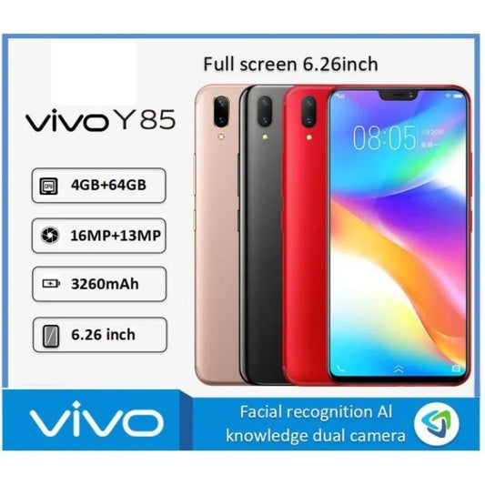 Vivo Y85 4gb Ram 64gb Rom Face Id, Fingerprint Dual Sim Approved Exclusive Deal