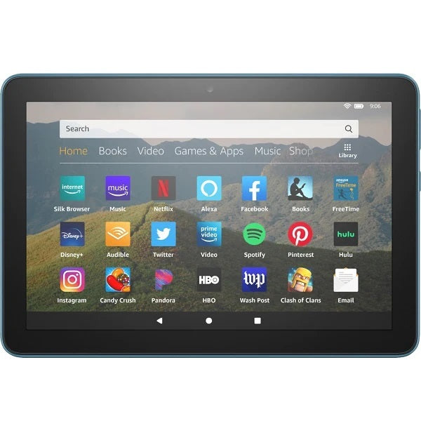 Amazon Fire HD 8 12th Generation (2022) | 32 GB Storage | 2 GB RAM | Hexa-core (6x2.0 GHz Cortex-A55)| 8" HD| 2 MP front and 2 MP rear-facing cameras with 1080p HD video recording